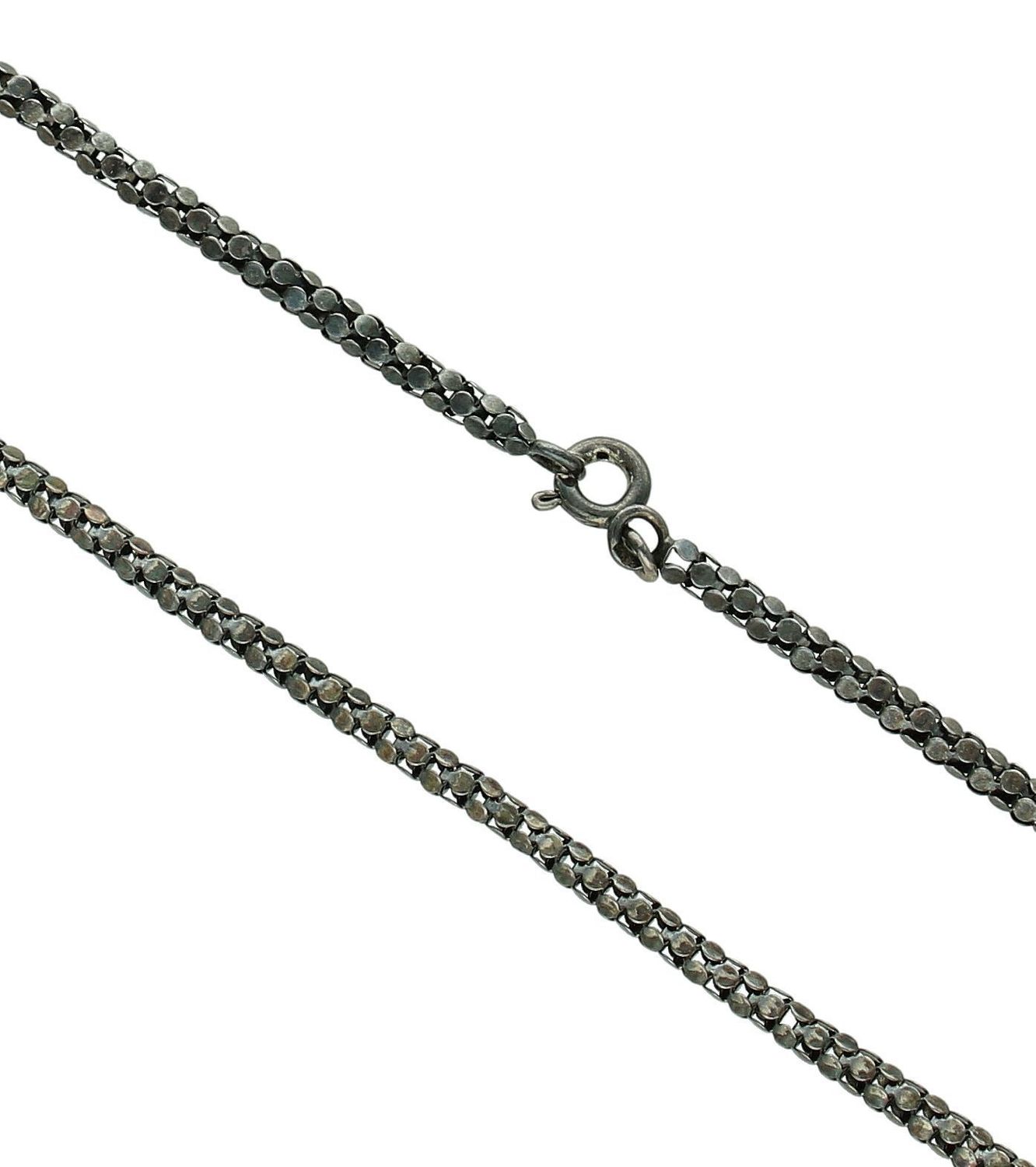 Srebrny łańcuszek 925 czarny ozdobny splot 2,4 mm DIA-LAN-5917-925 2,4mm (1).jpg